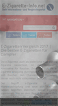 Mobile Screenshot of e-zigarette-info.net